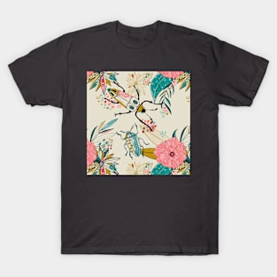 Insects Flowers Nature T-Shirt